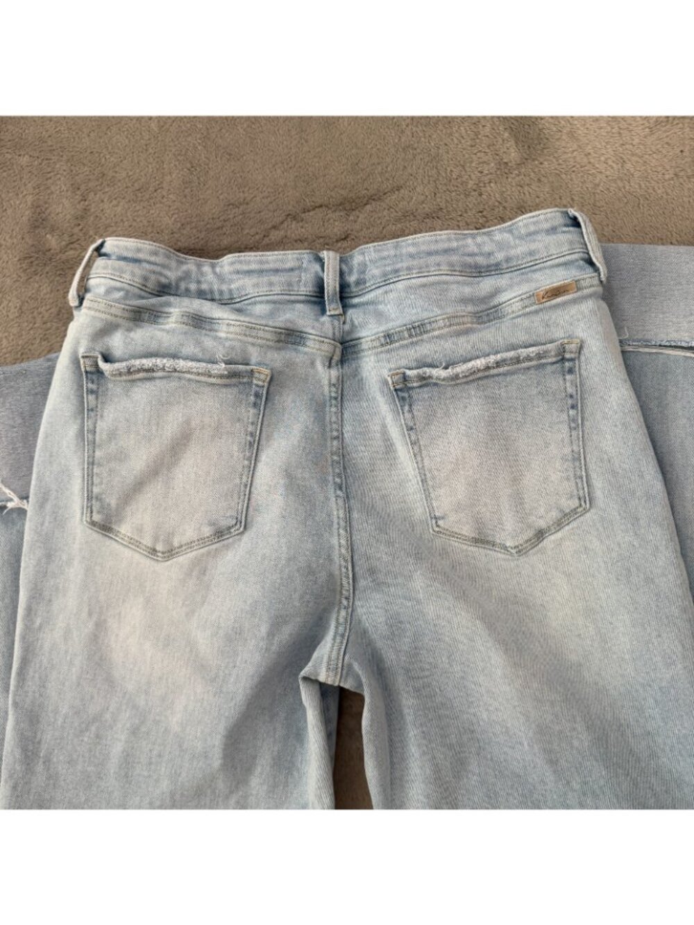 KanCan Wide Leg High Rise Jeans Womens 15/31 Light Wash - Picture 9 of 9